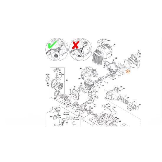 STIHL  Obudowa filtra 4149 140 2802